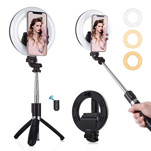 Selfie Ring Light - 5.0 inch Tripod Rechargeable Dimmable