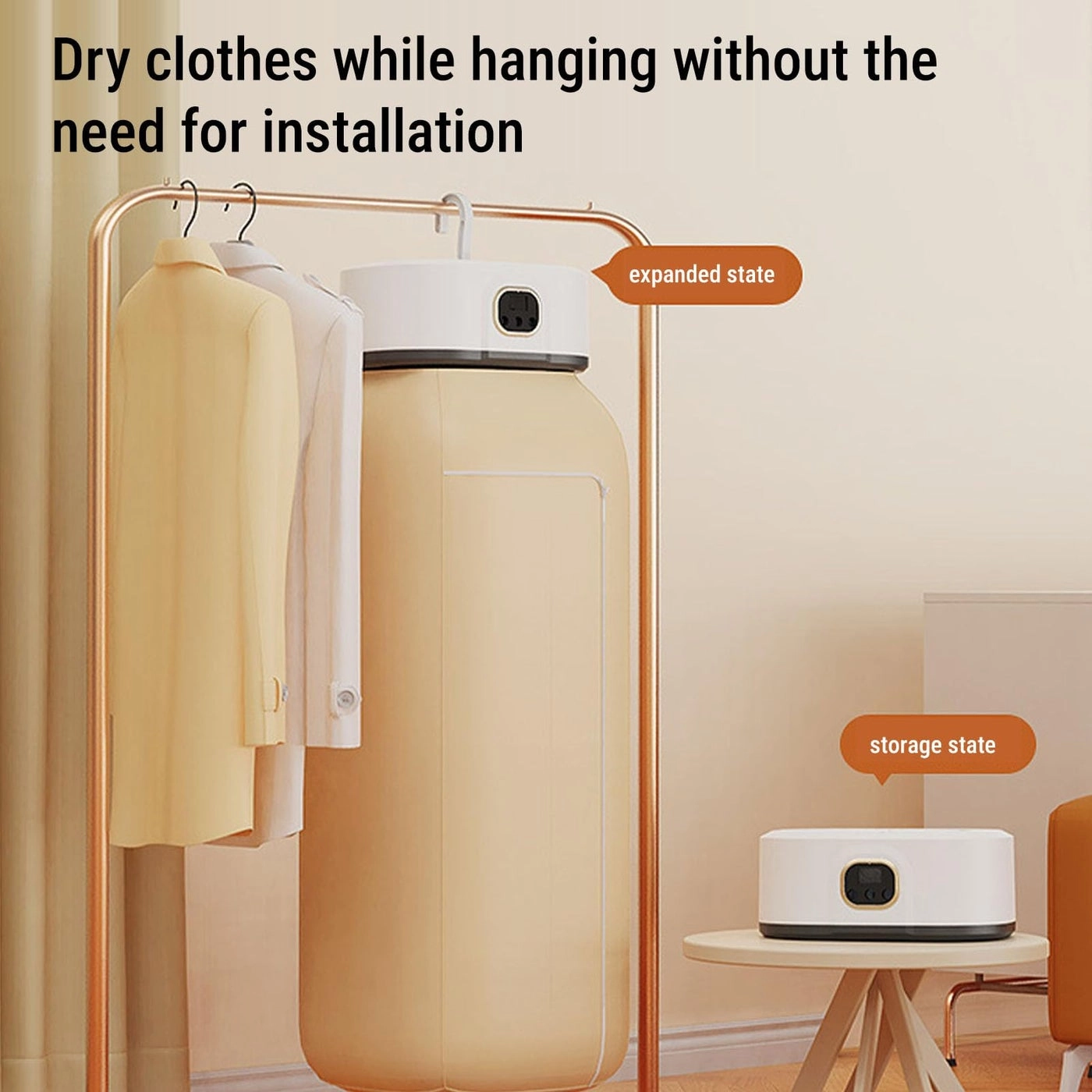 Portable Clothes Dryer - 600W