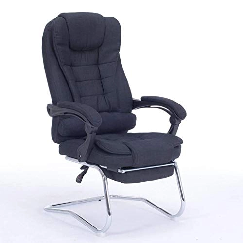 Reclining Chair - Fabric Cotton Black
