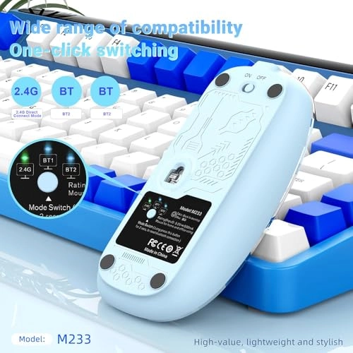 Wireless Mouse - Bluetooth 2.4GHz