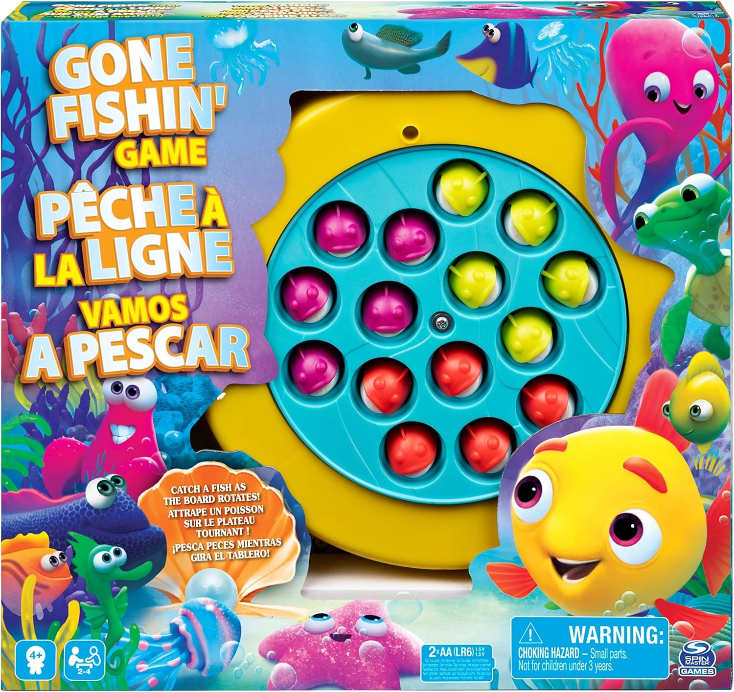 COLOR LAND CHILDRENS TOYS CENTER LLC Let's Fishing Deluxe Refresh - 2 players 5+