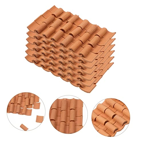 Mini Roof Tiles - Pottery clay