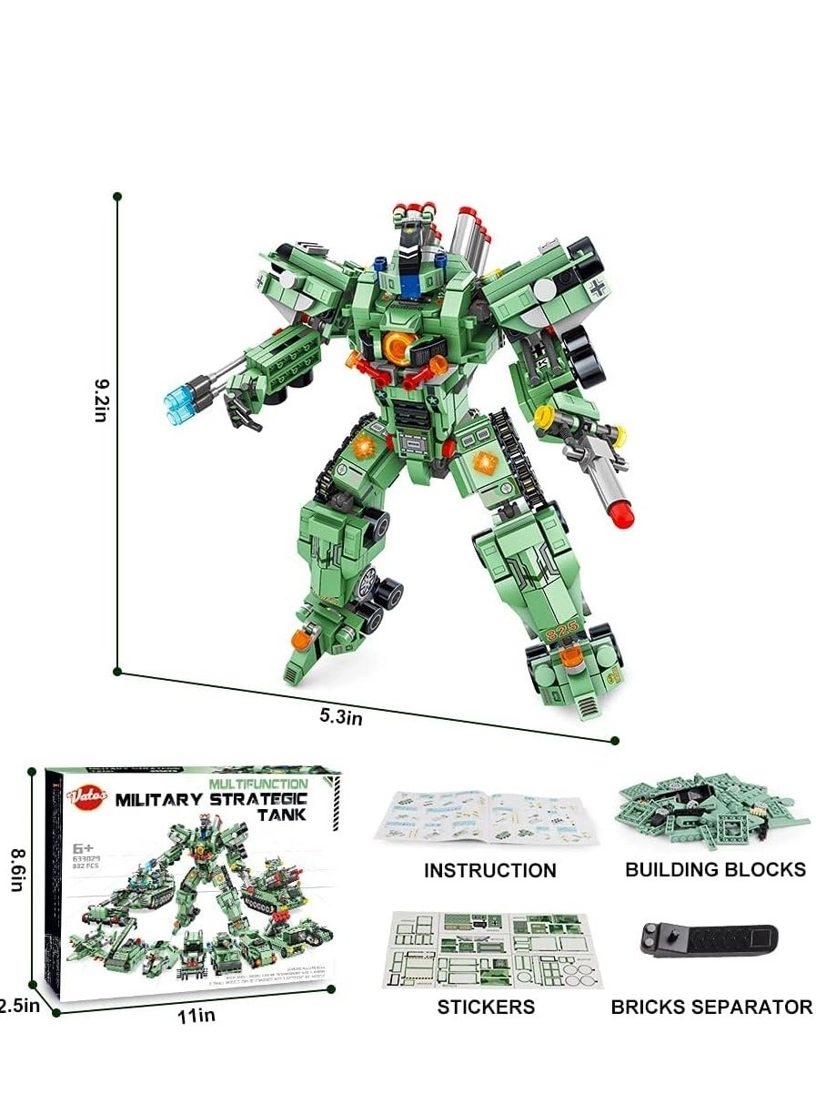 Robot Building Kit - 5-in-1 832PCS