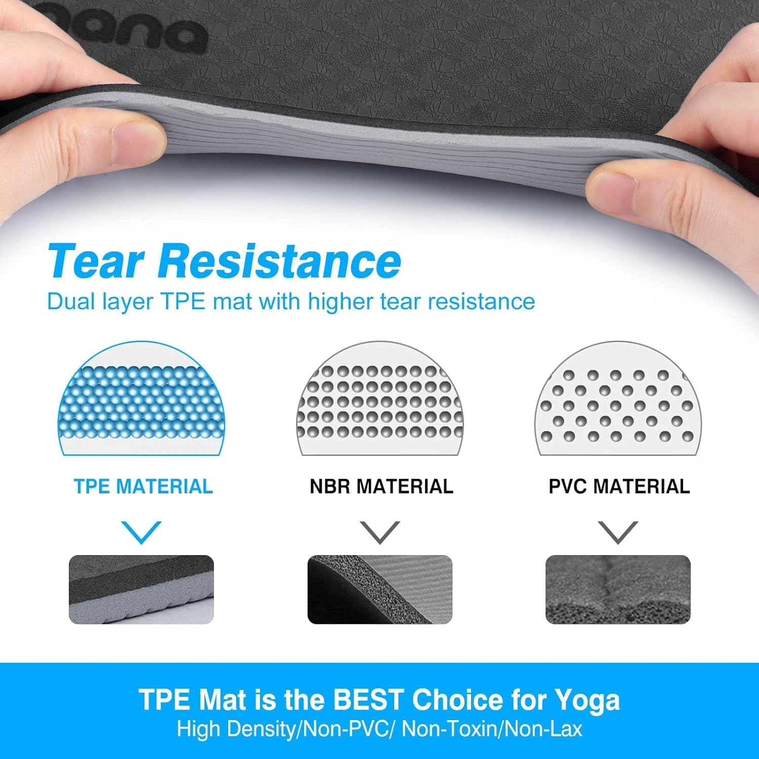 Yoga Mat - TPE 6mm