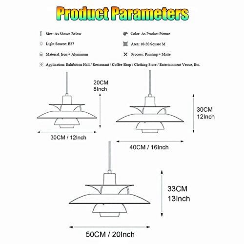 PH Pendant Lamp - 30CM/40CM/50CM