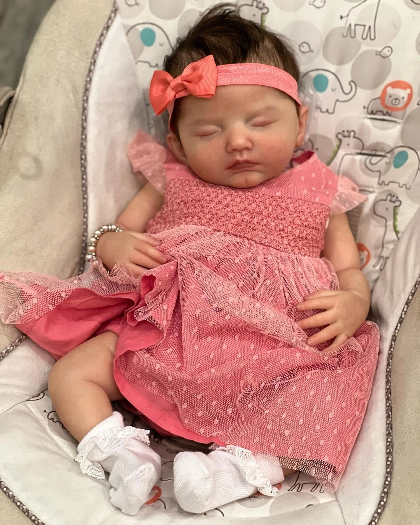 Enjoy with Love Sara Reborn Baby Doll - 20 inches 50 cm 100% handmade Ages 3+