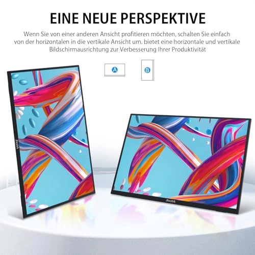 Portable Monitor - 1080P FHD 18.5 Inches