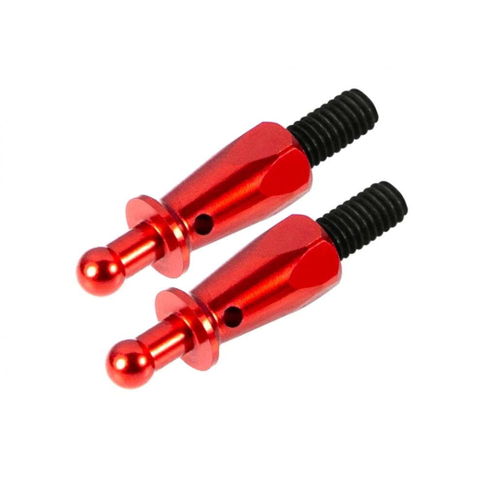 MICROHELI Aluminum Canopy Mount Set - Red OMP Hobby M2 V1 / V2 / EXP/EVO / MK2