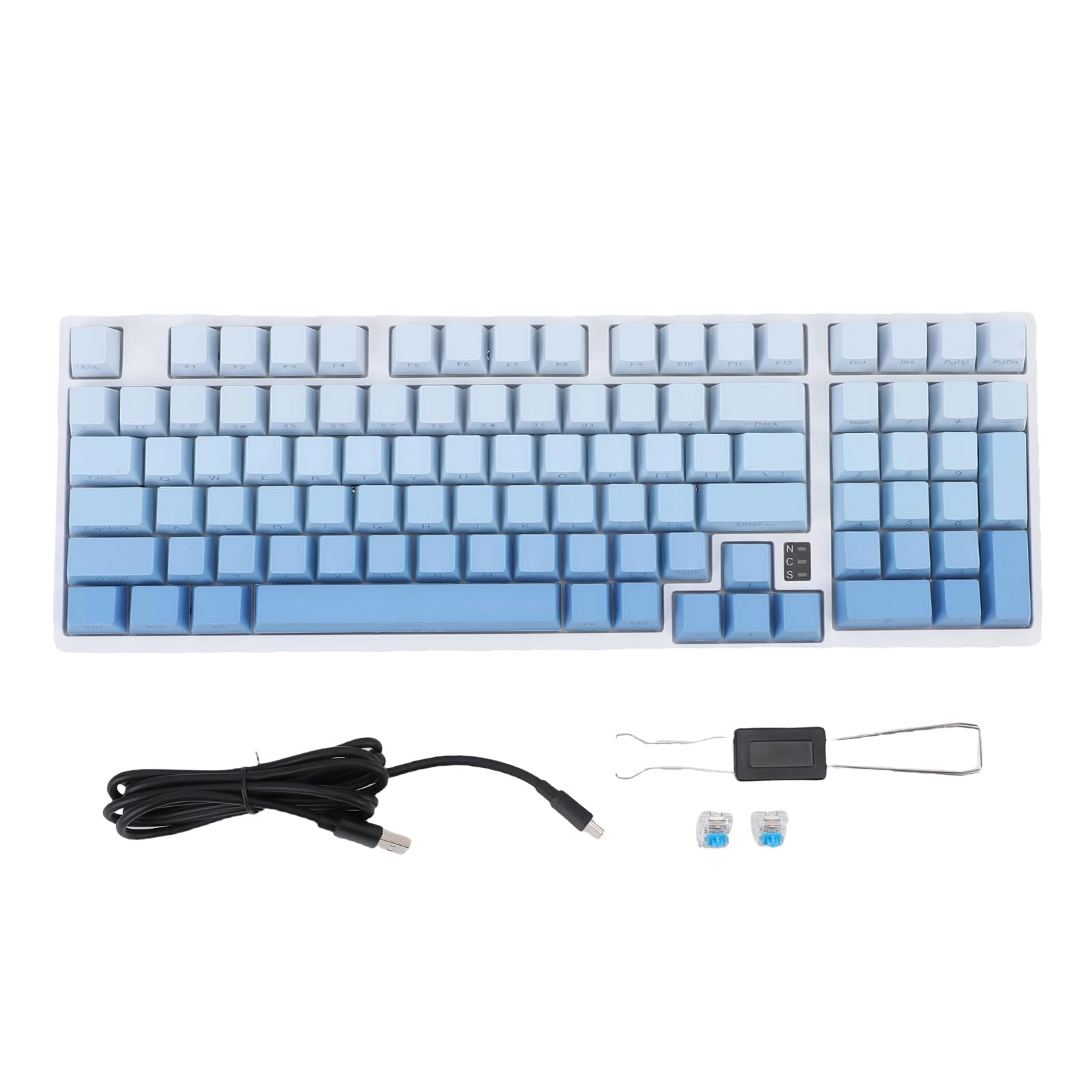 Retro Typewriter Mechanical Gaming Keyboard - Wired/Wireless