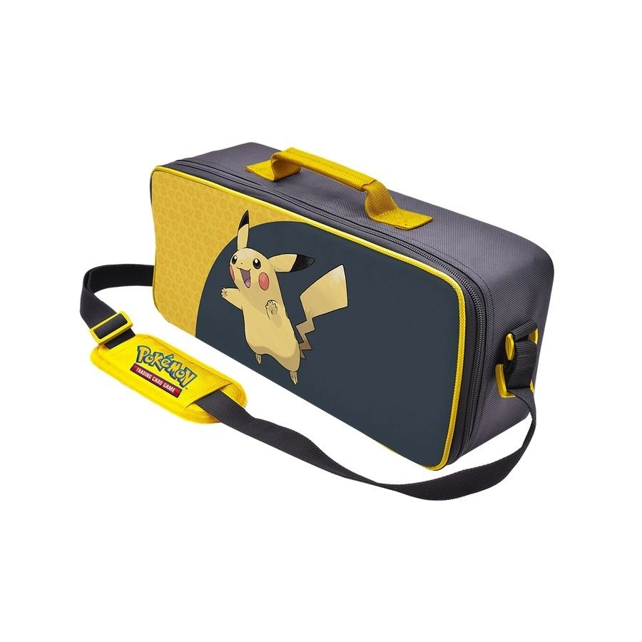 Pikachu Deluxe Gaming Trove - 15 in. horizontal Adjustable strap up to 60 in.