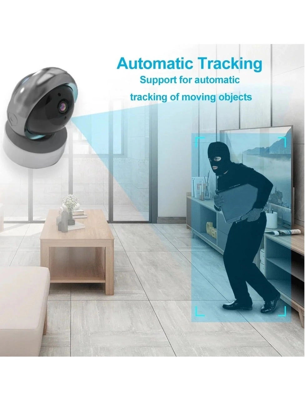 360 Degree Wireless IP Camera - 1080P