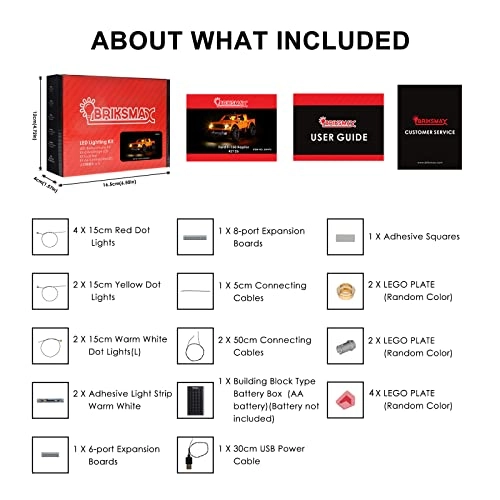 Led Lighting Kit for Technic Ford F-150 Raptor for LEGO 42126