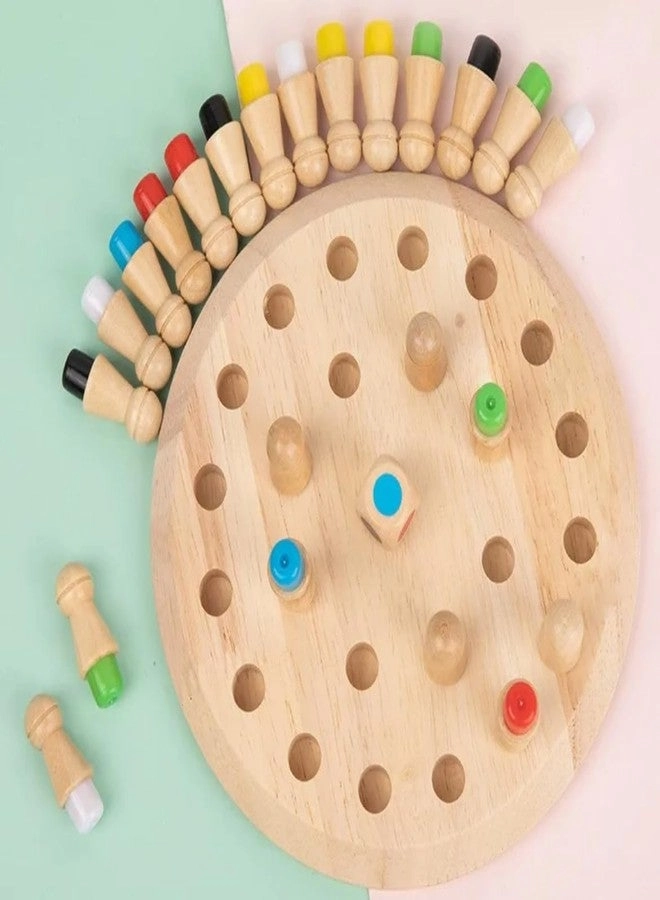 TOYARTSY Wooden Memory Match Stick