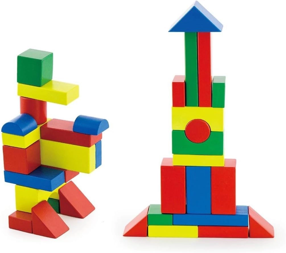 VIGA Wooden Blocks - 50pcs