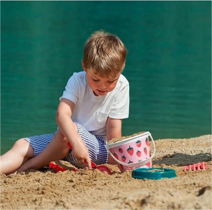 Strawberry Sand Bucket Set - 18 Months Pink