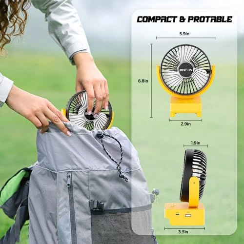 Powered Cordless Fan