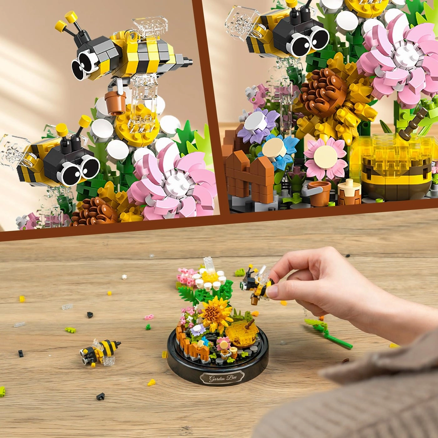 Flower Bouquet Building Sets - 588 pcs