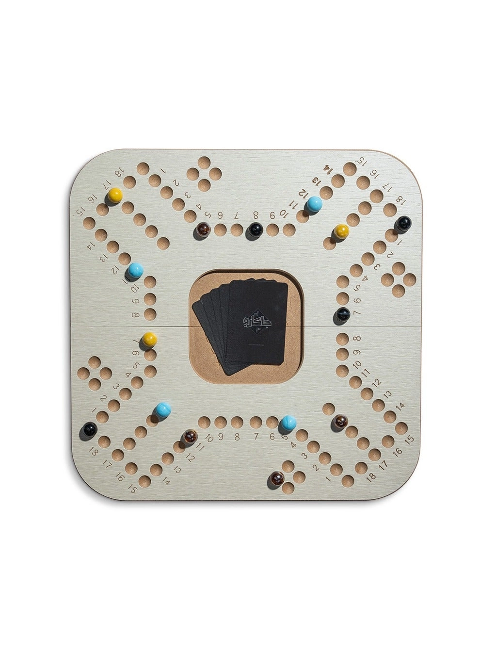 Junior Jackaroo - 4/6 player 49 cm board (JJ-JR-GR-BAG-BEIGEBROWN)