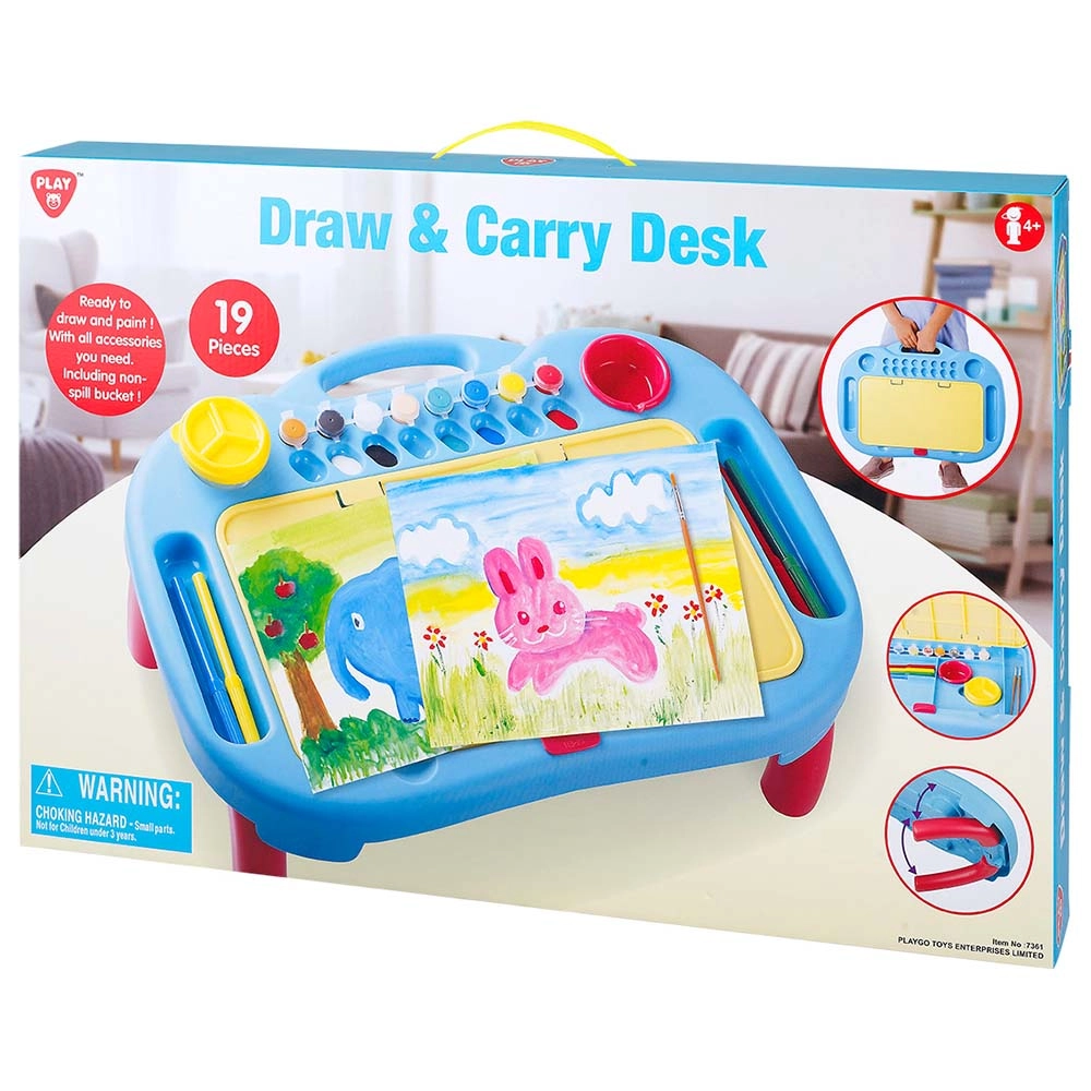 Draw & Carry Desk - 19pc-Set