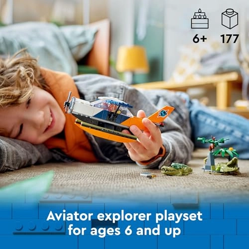 City Jungle Explorer Water Plane (60425) - 6 Plus 2 Minifigures