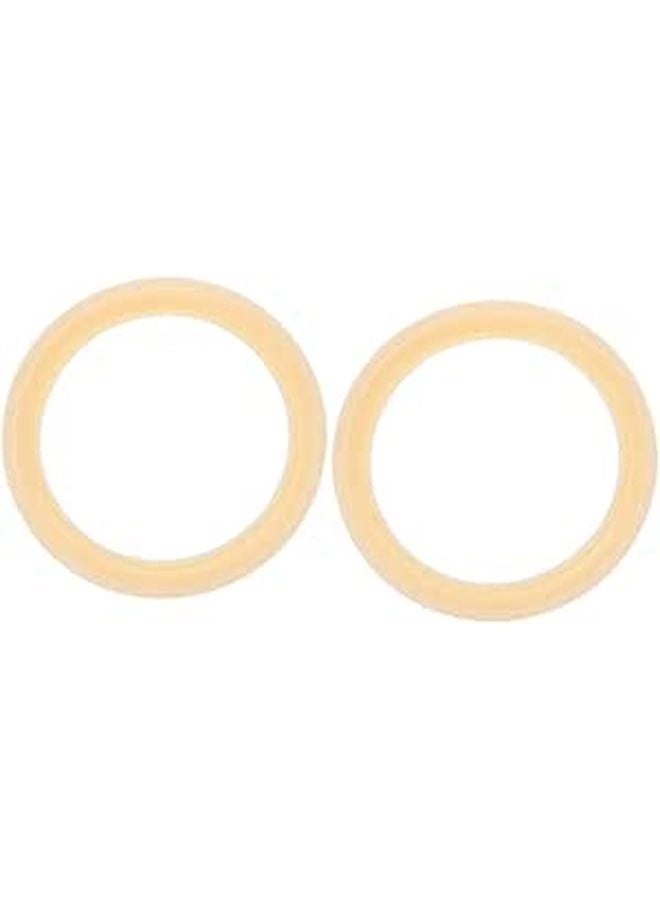 jojofuny Rubber Steam Ring - 2Pcs Beige Replacement