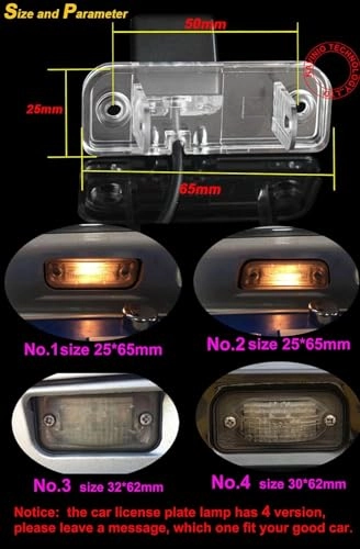 Rear View Camera - Night vision 1280 x 720 pixels