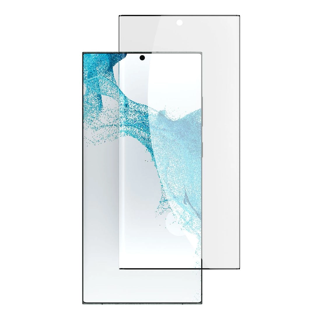 LEVELO Clear Tempered Glass Screen Protector for Samsung Galaxy S23 Ultra