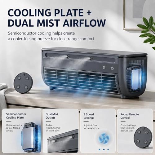 Wireless Charging Air Conditioner Fan - 20 watts