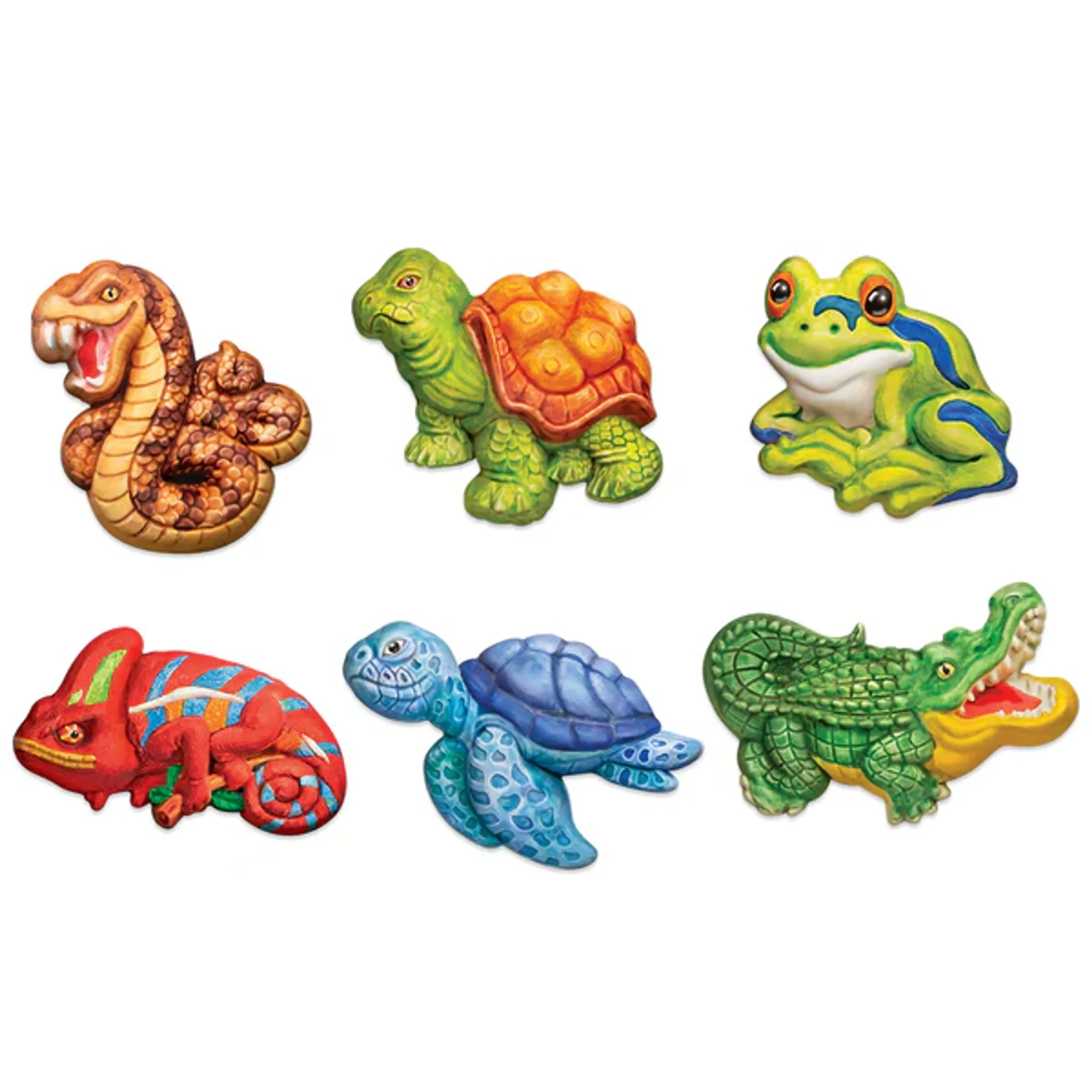 Mould & Paint Craft Kit - six detailed designs Suitable for 5 years & above