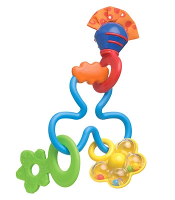 Playgro Twirly Whirl Rattle - Suitable for 3 months and above