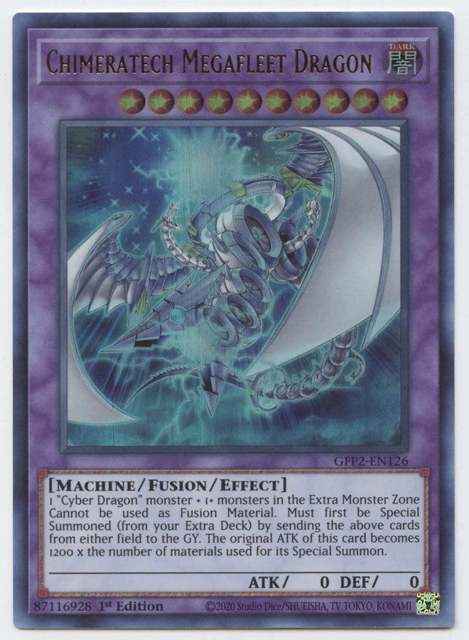 Yu-Gi-Oh! Chimeratech Megafleet Dragon GFP2-EN126