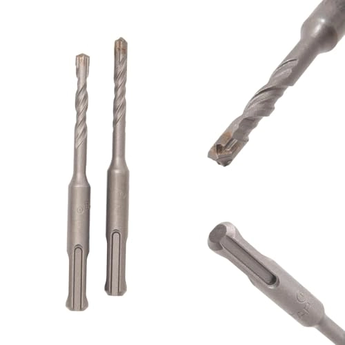 Cross Point Tip SDS Plus Hammer Drill Bit - Pack of 2 6mm