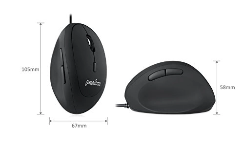 PERIMICE-519 Ergonomic Vertical Mouse - USB