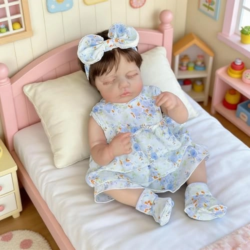 Loulou Reborn Baby Doll - 20 inch Full Body Vinyl Girl Ages 3+
