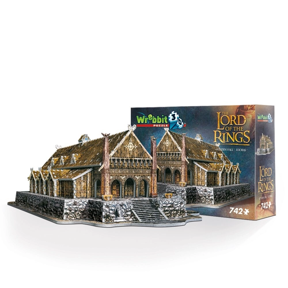 Golden Hall Edoras Lord of The Rings 3D Puzzle - 742 pcs