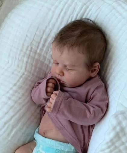 Reborn Baby Doll - 18 Inch Silicone Vinyl Rooted Hair Bundle