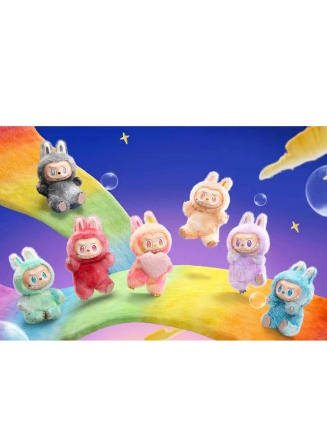 Labubu Plush Doll - 17cm Vinyl 3rd Generation Macaron 6-Pack