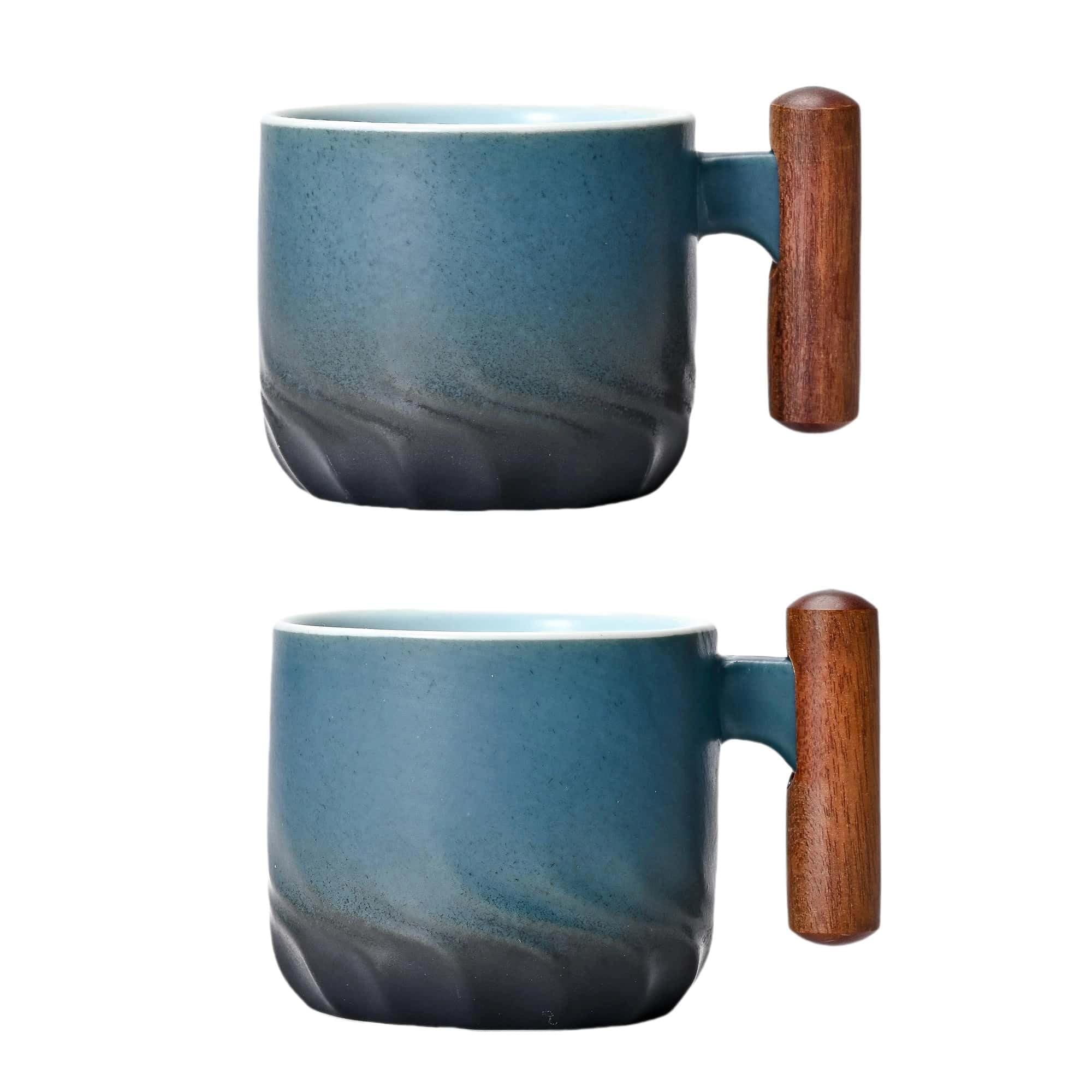 Espresso Cup - 2 pcs Wooden Handle