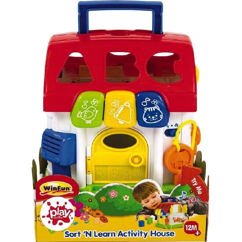 Sort 'N Learn Activity House - Suitable for 12 months and above
