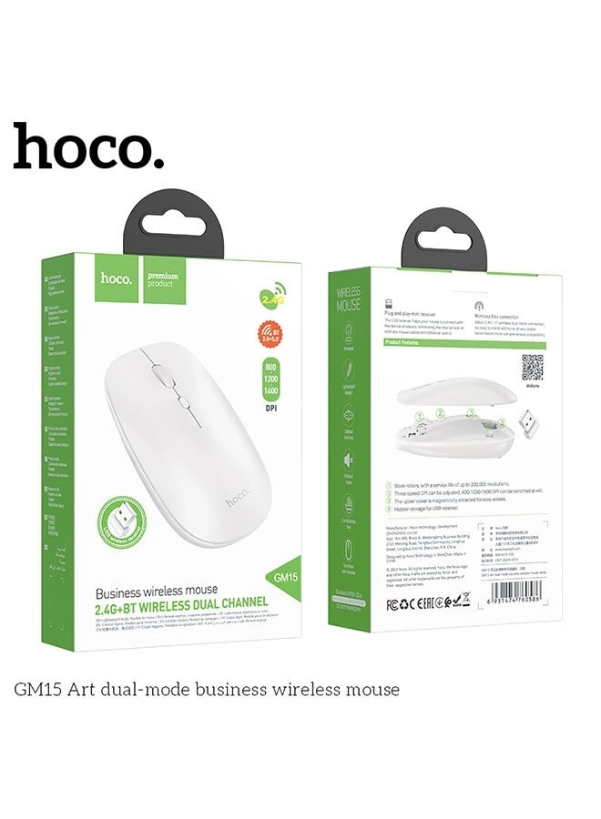 GM15 Art Dual-Mode Business Mouse - Wireless