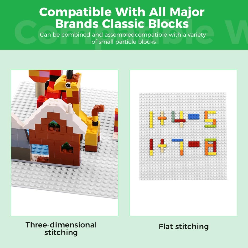 Classic Building Baseplate - 8 pcs