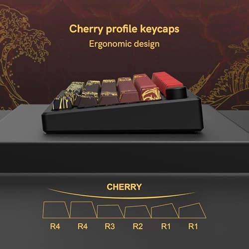 Womier PBT keycaps - 75 Percent Mechanical keyboard