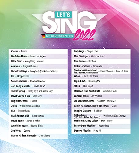Let's Sing 2022 - 35 songs + USB Microphones - 2 Mics