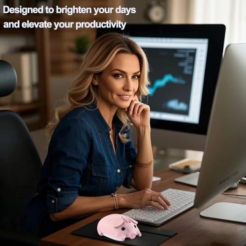 Cute Pig Wireless Mouse - Wireless