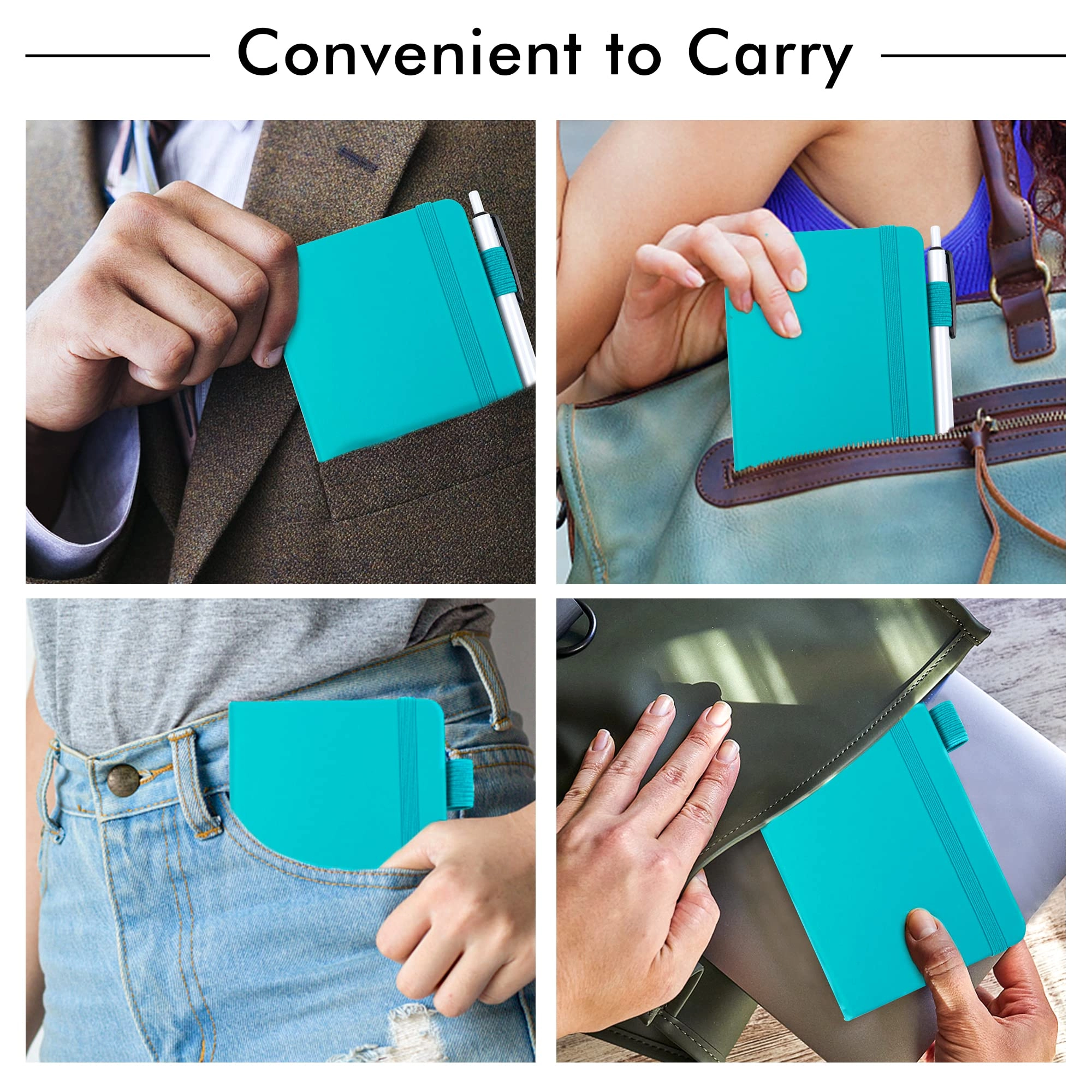 Pocket Notebook A6 Hardcover - Lined 56 Sheets