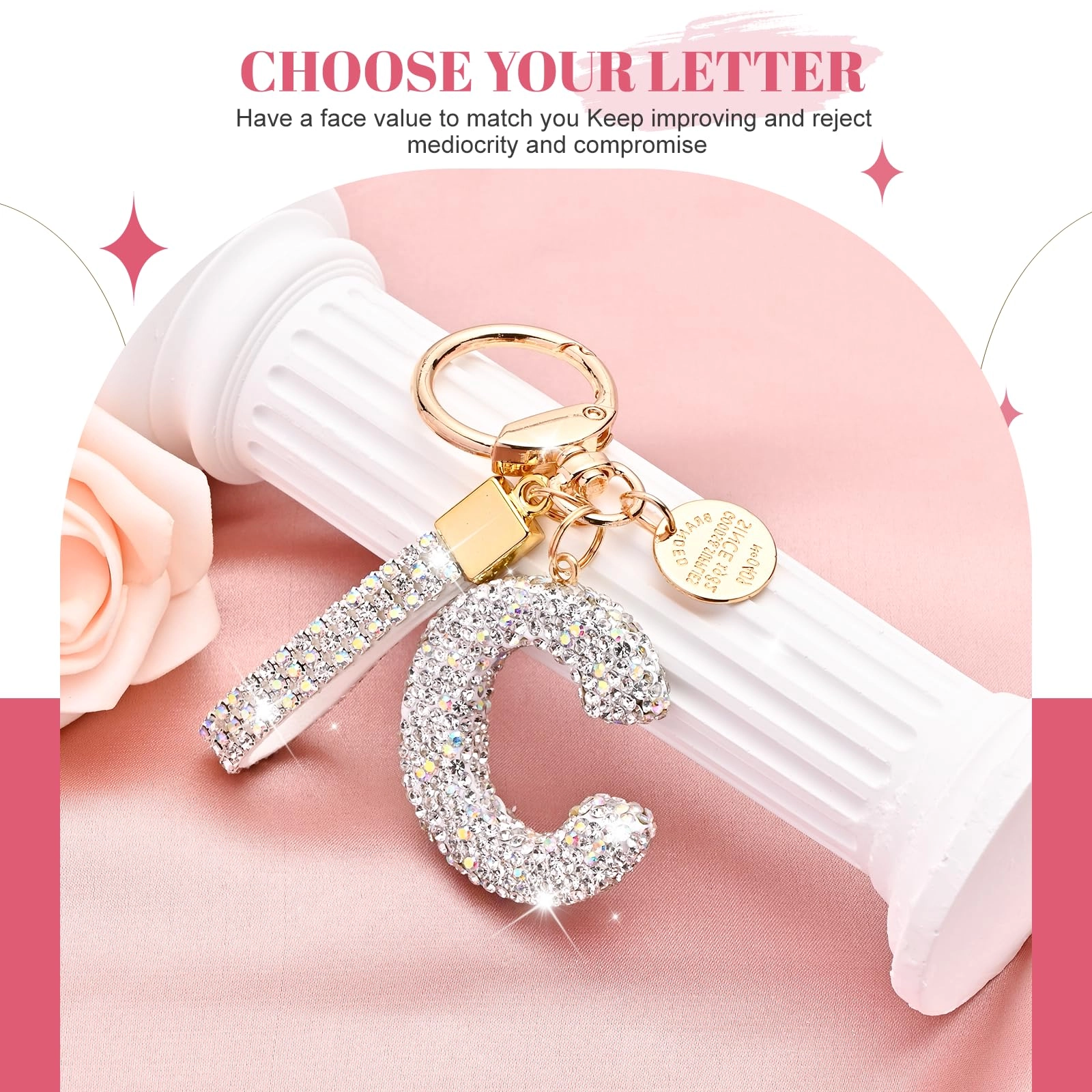 Initial Letter Keychain
