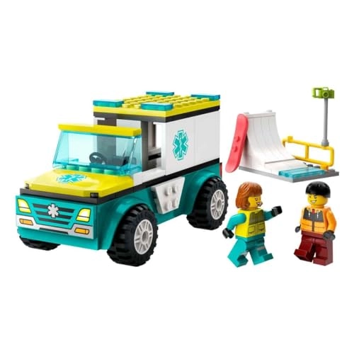 LEGO City Emergency Ambulance and Snowboarder (60403)