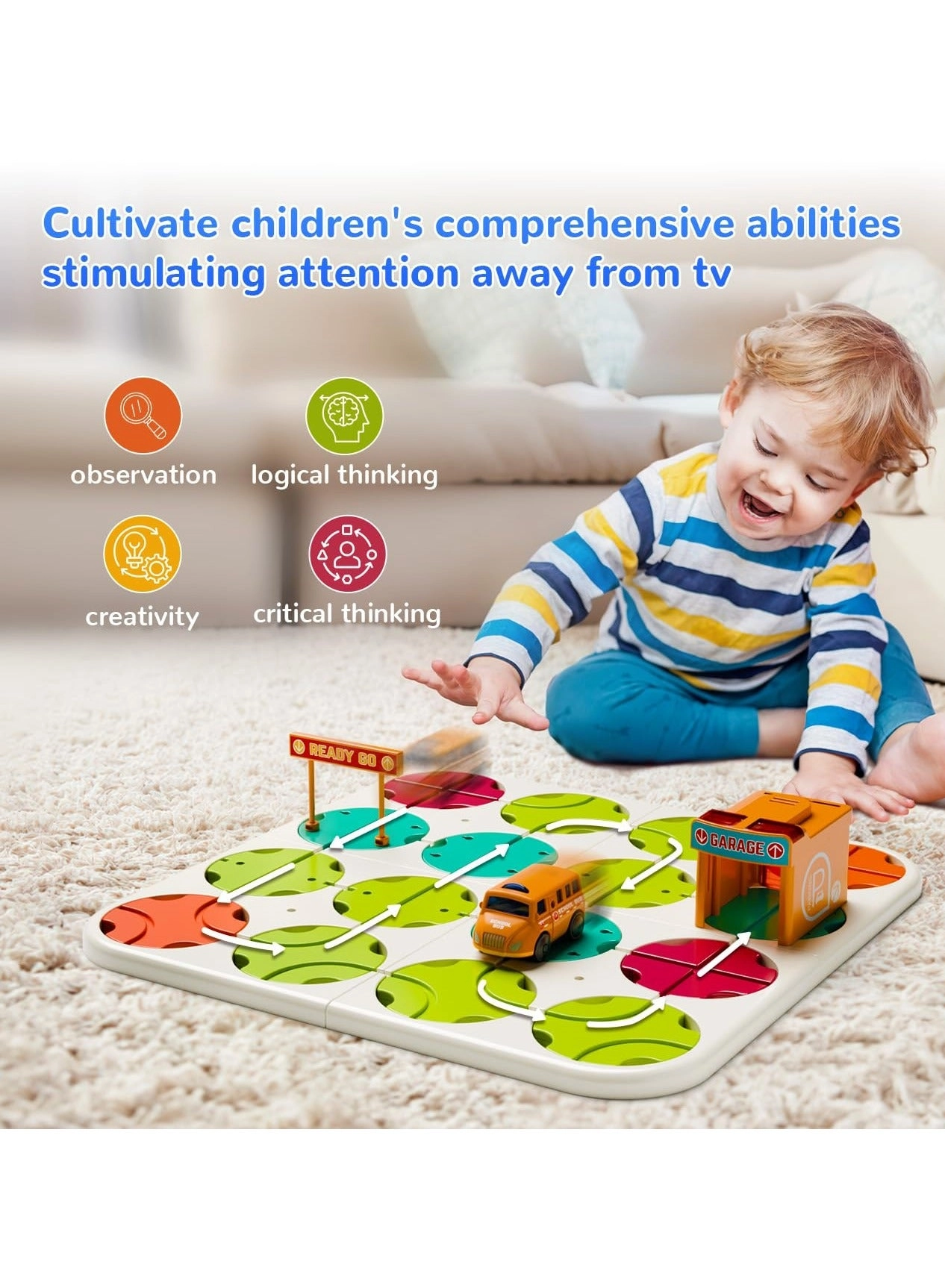 Logical Road Builder Game - 34 piece(s)