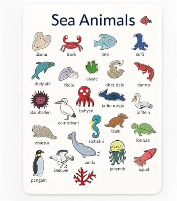 Kidwala Sea Animals Sticker Book