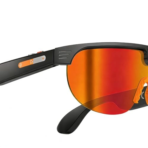 AI Smart Cycling Glasses - Orange HD